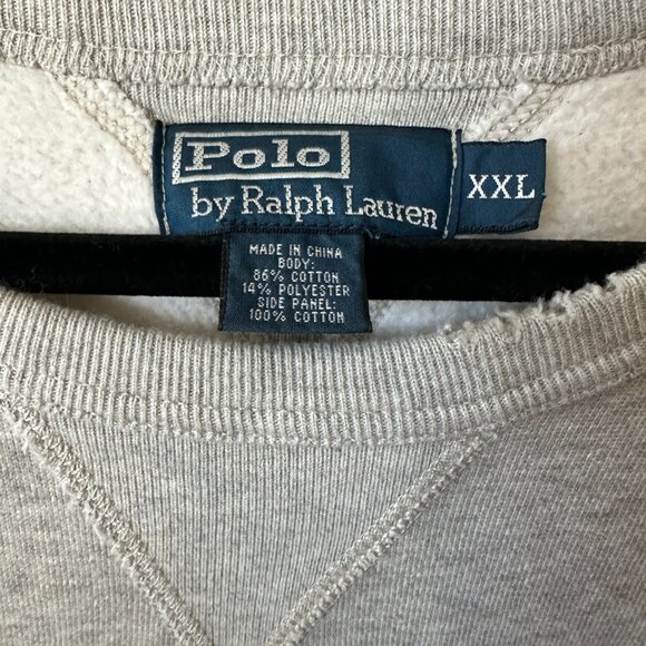 Vintage Polo Ralph Lauren 173 Ape Smith Sweatshirt, Distressed Retro Sz xxl - Picture 3 of 7
